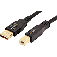 Los mejores  - AmazonBasics - Cable USB 2.0 A macho a B macho con conectores dorados (1-8 m)